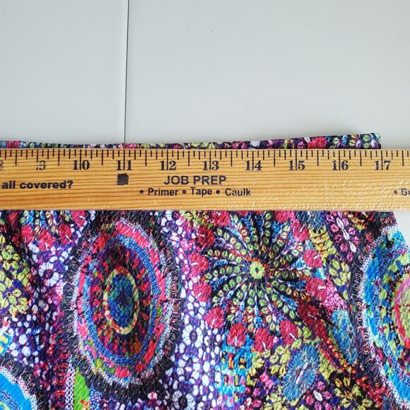 Travel Element Stretch Easy Care Pencil Skirt 1X Colorful Career Comfort USA NEW - Picture 4 of 8